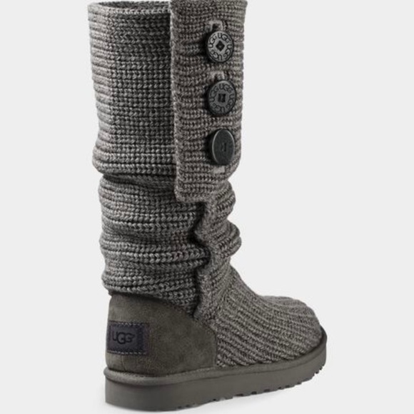 Smokey gray knit Uggs - Picture 2 of 14
